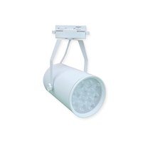 12W LED Релсов Прожектор - Бял 3000К Топло Бяла Светлина