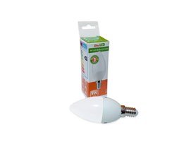 3W LED Крушка E14 - C37 4500K Бяла Светлина