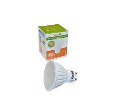 5W GU10 220V LED Луничка 3000K Топло Бяла Светлина Термопластик - Димираща