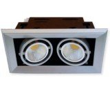 2x5W LED COB Панел за Вграждане Топло Бяла Светлина 3000К - Затвори