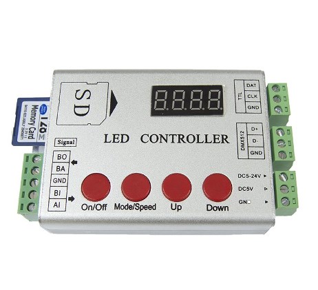 Контролер T1000B RGB LED Пиксели WS2812B - Затвори