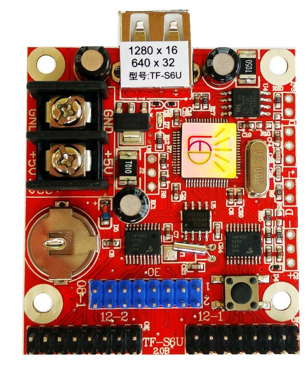 Контролер за Едноцветни LED Дисплей 640x32 - 2xHUB12 Контролер за Едноцветни LED Дисплей 640x32 - 2xHUB12