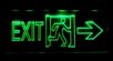 Луксозна LED Табелка EXIT - Надясно Луксозна LED Табелка EXIT - Надясно