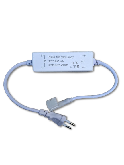 Захранващ Конектор с кабел за COB ленти на 220V (2.30€)