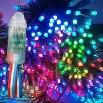 RGB LED Пиксел WS2812B 12 пиксела на метър IP68 RGB LED Пиксел WS2812B 12 пиксела на метър IP68