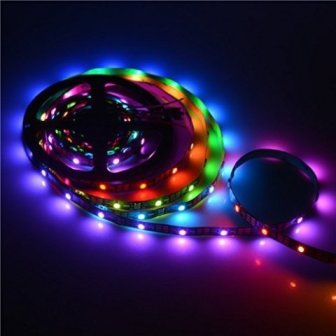 5V RGB LED Пиксел WS2812B 30 пиксела на метър лента IP20