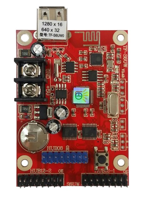 WiFi Контролер за Едноцветни LED Дисплей 640x32 - 2xHUB12 WiFi Контролер за Едноцветни LED Дисплей 640x32 - 2xHUB12