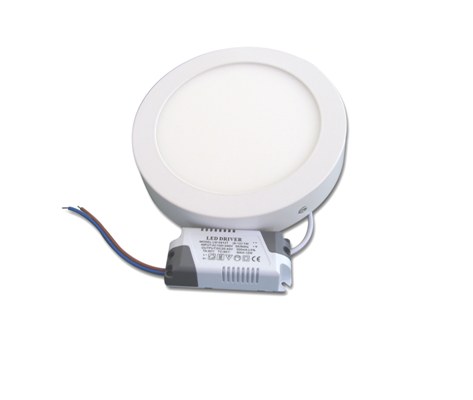 12W Кръгъл LED Панел за Повърхностен Монтаж 4500К Натурално Бяла Светлина - Затвори