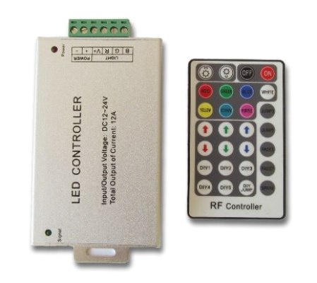 144W RGB Контролер за LED Ленти - 28 бутона - Затвори