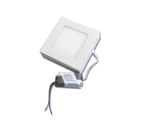 6W Квадратен LED Панел за Повърхностен Монтаж 4500К Натурално Бяла Светлина - Затвори