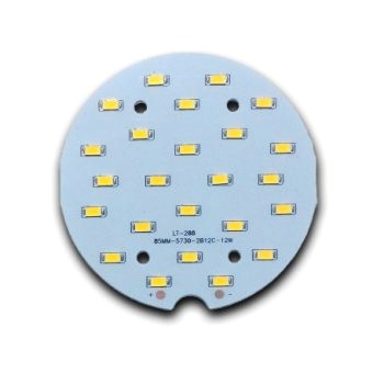 12W Кръгла LED Платка 6000К Студено Бяла Светлина - Затвори