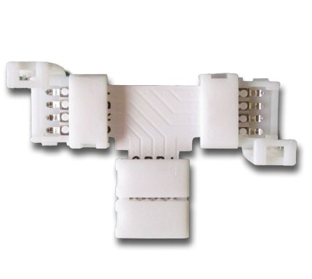 Т-образен Конектор за RGB LED Лента - Затвори