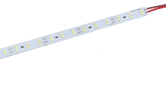 1м. Твърда Студено Бяла LED Лента SMD4014 6000K - Затвори