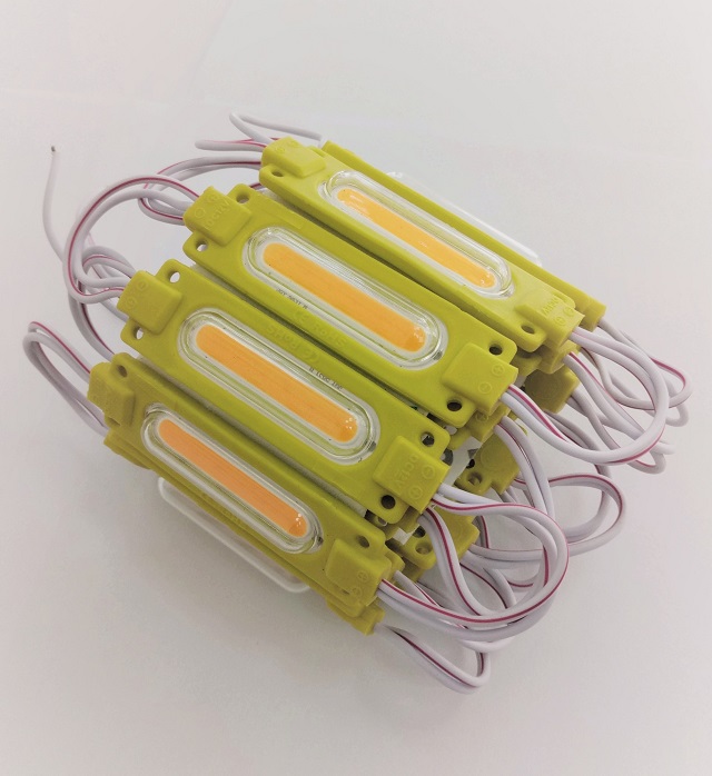 1W 12V COB LED Светодиоден модул IP65 - Жълт