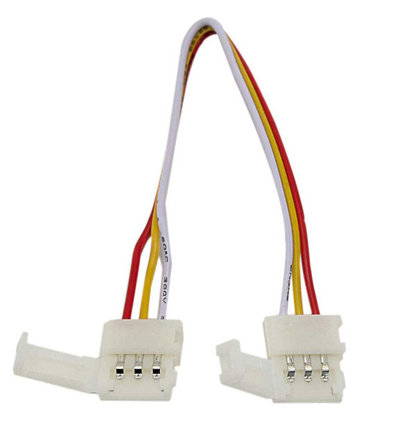 Конектор с кабел за RGB LED Пиксели WS2812B - Двустранен Конектор с кабел за RGB LED Пиксели WS2812B - Двустранен