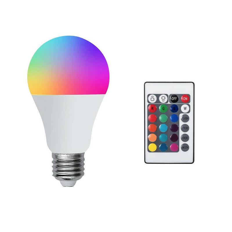 LED RGB Крушка E27/9W/230V димируема 6000K - Затвори