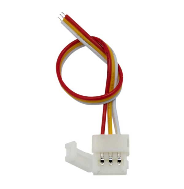 Конектор с кабел за RGB LED Пиксели WS2812B - Едностранен